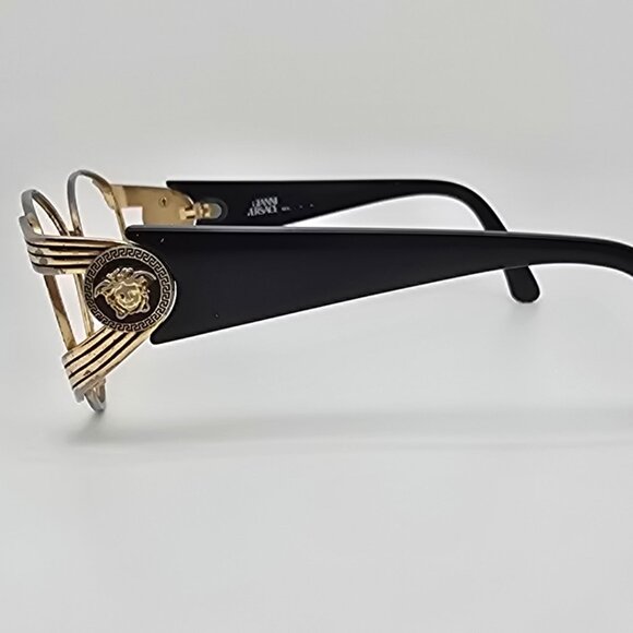 Versace Mod S64 Col 16L Gold Black Sunglasses Frame Italy 55-19-125 - Picture 3 of 14